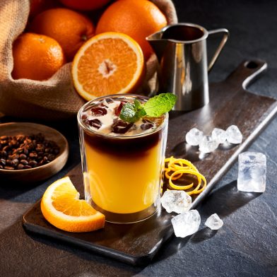 93_Orange-flavored Iced Coffee_Mrożona kawa na soku pomarańczowym