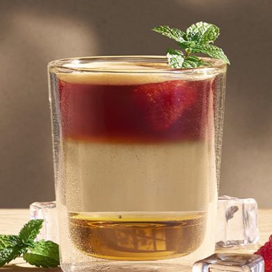 Cold Raspberry Tonic Espresso - Eletta Kreativ Rezepte