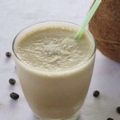 vegan kokos ijskoffie